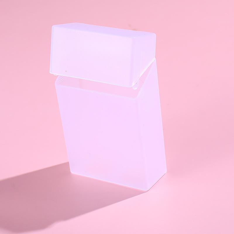 

Прозрачный пластиковый портативный ящик для хранения с откидной крышкой, защитный чехол, устойчивый к давлению и водонепроницаемый, мини-кейс для хранения белый