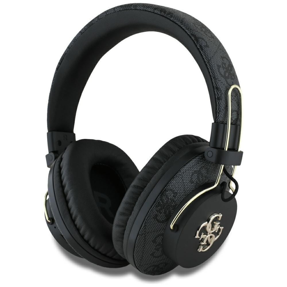 Guess Bluetooth ENC Metal 4G Logo Black Over-Ear Headphones