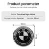 4 Stück 56/60/65MM Auto Radnabenkappe Center Aufkleber Emblem Auto Plakette Abziehbild NFUYH400 Zubehör für BMW G30 F02 E46 G28 F30 F10 E60 E90 G20