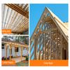 12 Sets Rafter Clips Joists with 24 Screws 2-inch Size Rust-Resistant Robust Rafter Clips for DIY Projects Fences Railings