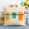 Minimalist Clean Simple Nordic Modern Anime Cushion Cover Washable Linen Pillowcase Soft  for Sofa Bed Cozy Home Room Decor
