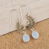 Milky Opal 925 Solid Sterling Silver Earrings, Handmade Gemstone Earrings Jewelry, Gifts For Wife Brand New Earring