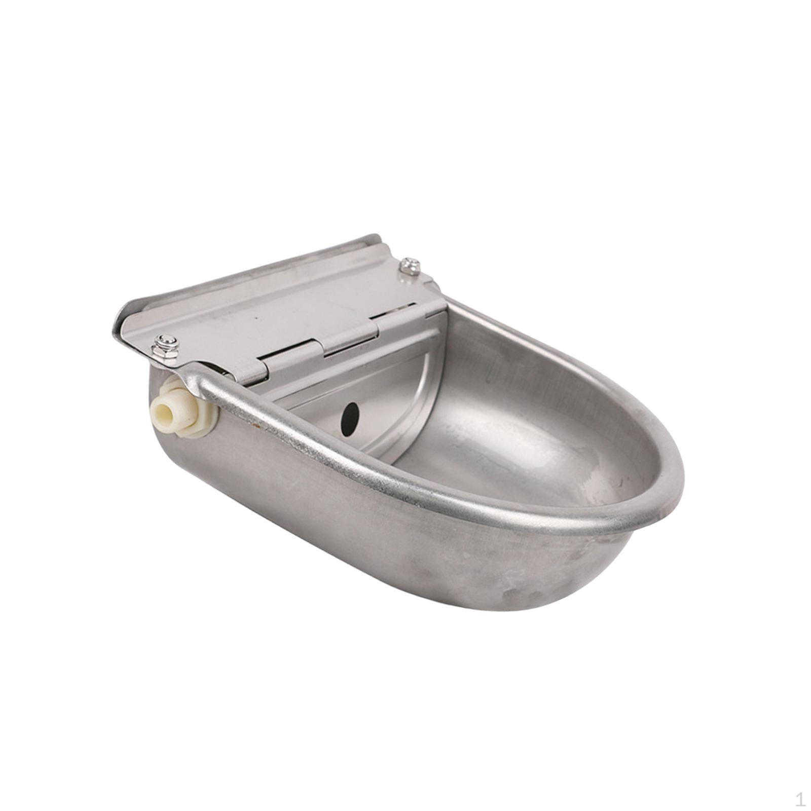 

Автоматическая миска для питьевой воды для коров и животных, автоматический дозатор для собак, металлический с поплавком 10.63x10.63x3.94 in