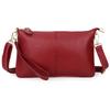 Genuine Leather Women's Crossbody Bag with Wrist Strap - Top Layer Cowhide Shoulder Bag