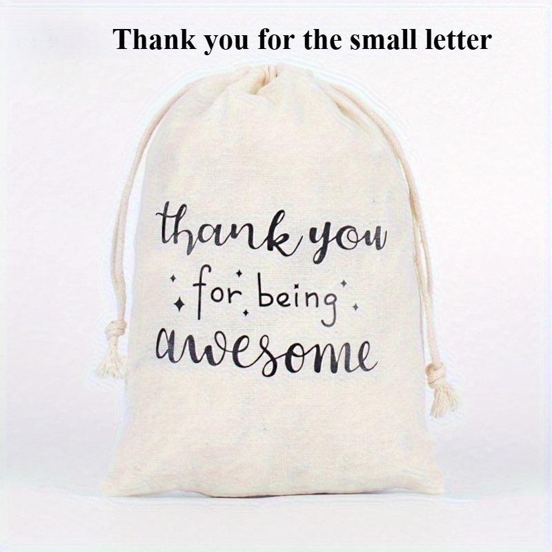 3pcs Drawstring Gift Bags - 4.3x6.2ft Motivational Appreciation Pouches with Uplifting Quotes for Employee Recognition