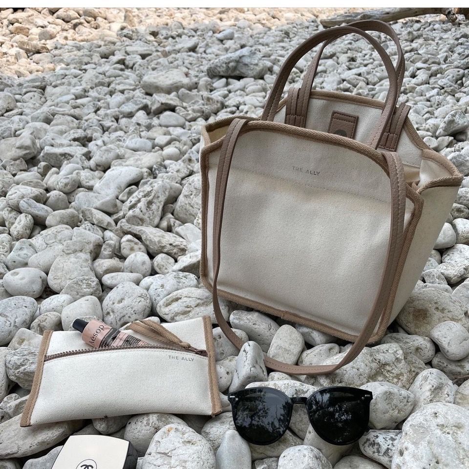 Women Tote Bag Cotton Casual Solid Hasp SOFT High-Capacity Shoulder Bag Handbag Shopping Bag Simple