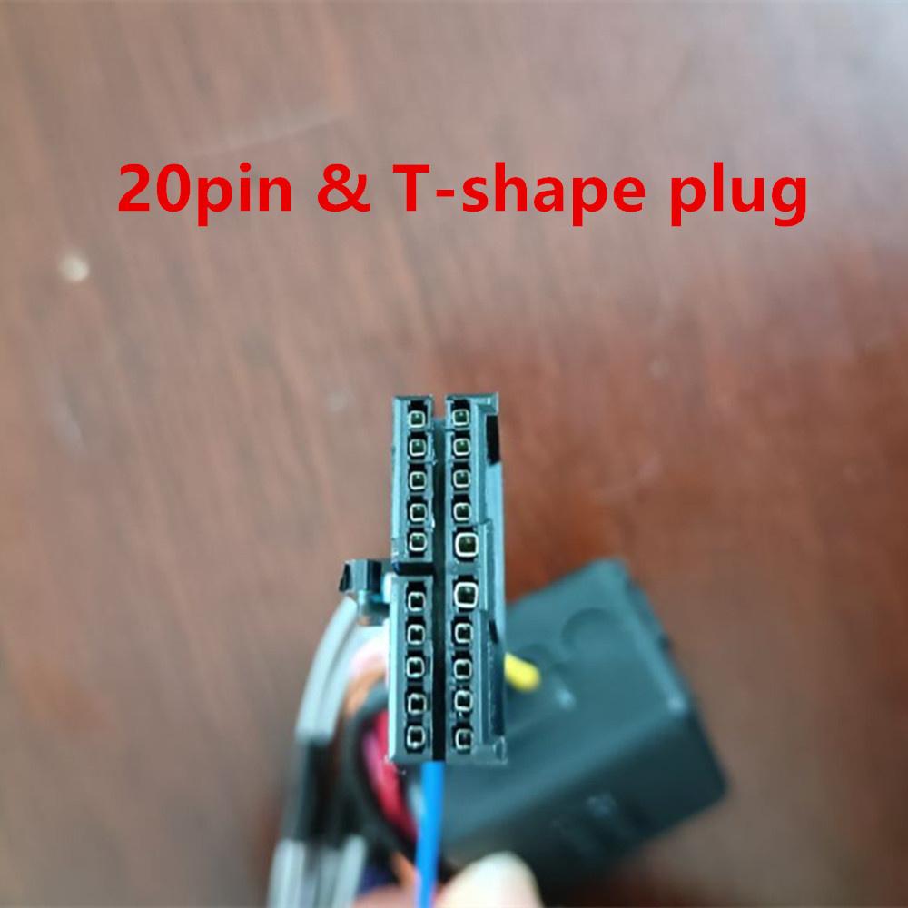 20 PIN Android Stereo Wiring Harness Adapter T-shape For BMW E38 E39 E46 M3 M5