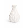 Openwork Vase White Braided Decorative Boho Japandi