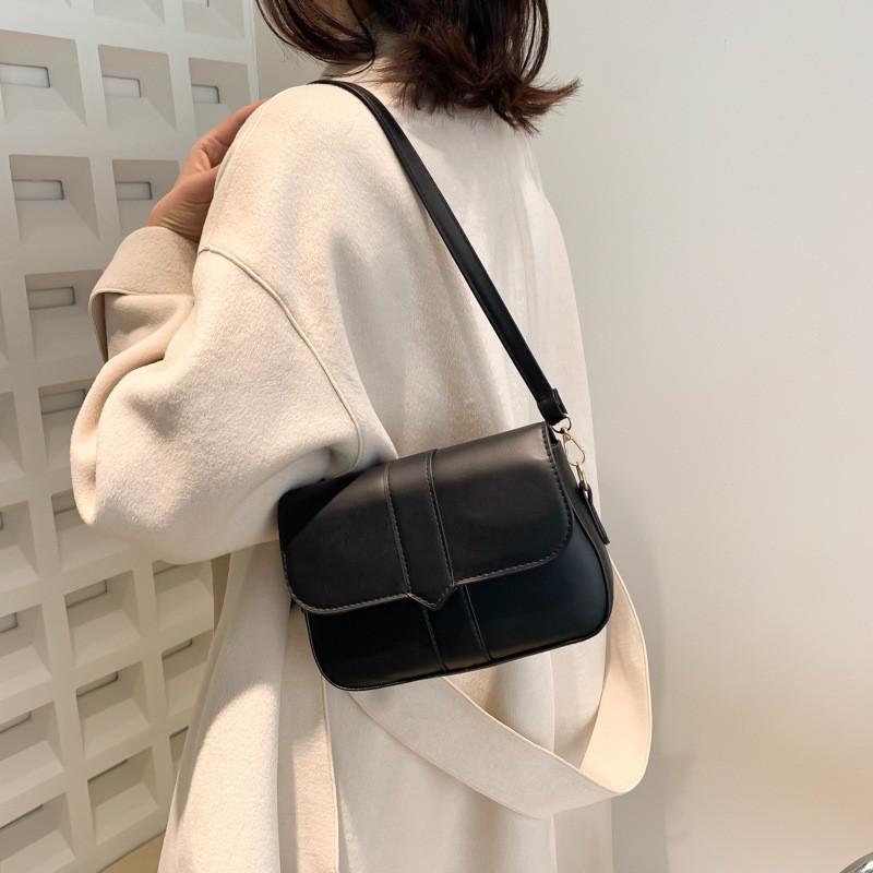 Einfache Umhängetasche 2023 Frühling Neue Mode Koreanische Tasche Street Trend PU-Material