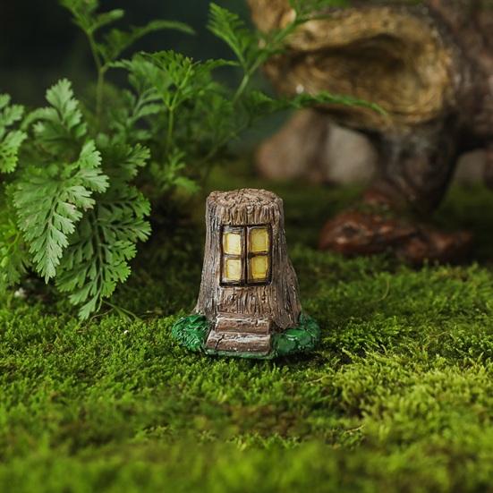 Garden Miniature Frog Statue Indoor Outdoor Sitting Frog Figurine Resin Cartoon Animal Sculpture Flower
