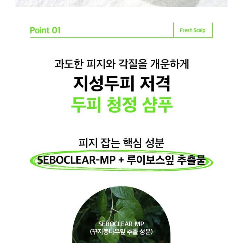 Derma: B - Fresh Scalp Clear Shampoo - 2 Types