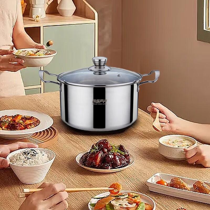 Lesphis Edelstahl Suppentopf