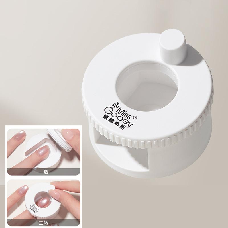 Automatisch Nagelmagneetgereedschap voor Kattenoog Gel Nagellak Roterende Sterke Magneet Breed Licht Glaskralen Effect DIY Magneetgereedschap