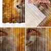 2pcs, 2D FLAT PRINTING Curtains (Without Rod) Autumn Fox(1) Christmas Festival Chic Print Curtains Polyester Curtains Gifts for