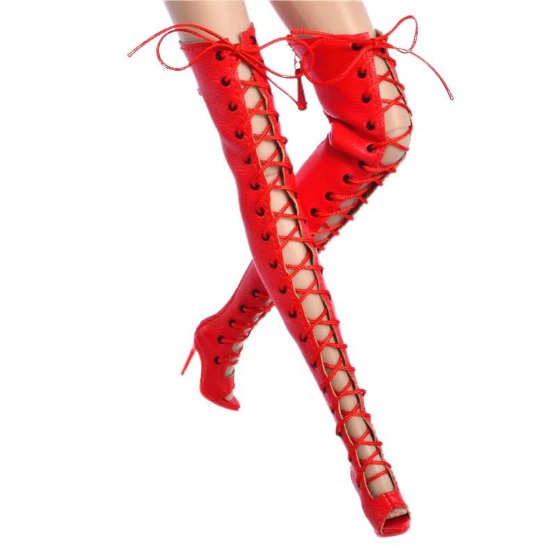 

New Doll Toys Fish-Mouth Sexy Long Boots Fashion Luxury Knee-High Boots For Fr2 Fr6.0 Nu.Face 3.0 Kissmela Doll Accessories