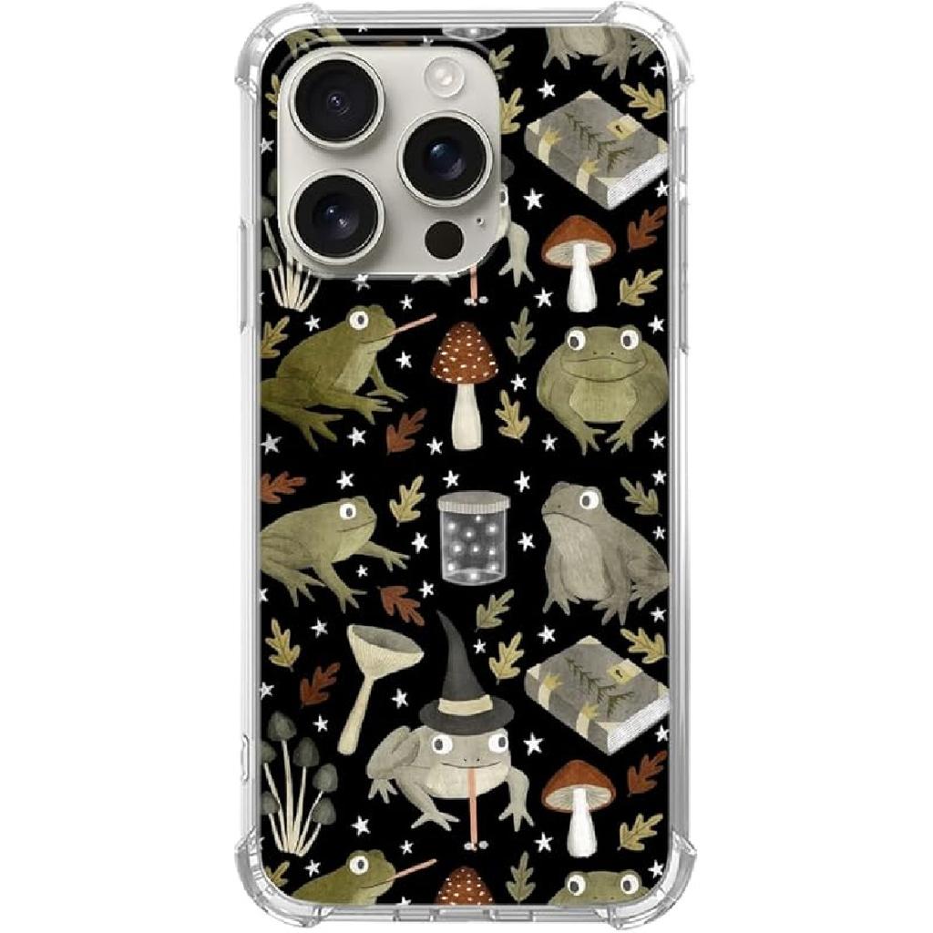 Water Lilies Aesthetic Phone Case Compatible with iPhone 16 Pro, Vintage Oil Painting Art Phone Case for iPhone 16 Pro, Cool Trendy TPU Bumper Case