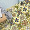 Waterdichte 3D Mandala Patroon Tegelstickers Keuken Badkamer Decoratie Zelfklevende Muur Meubelstickers Vloerbehang