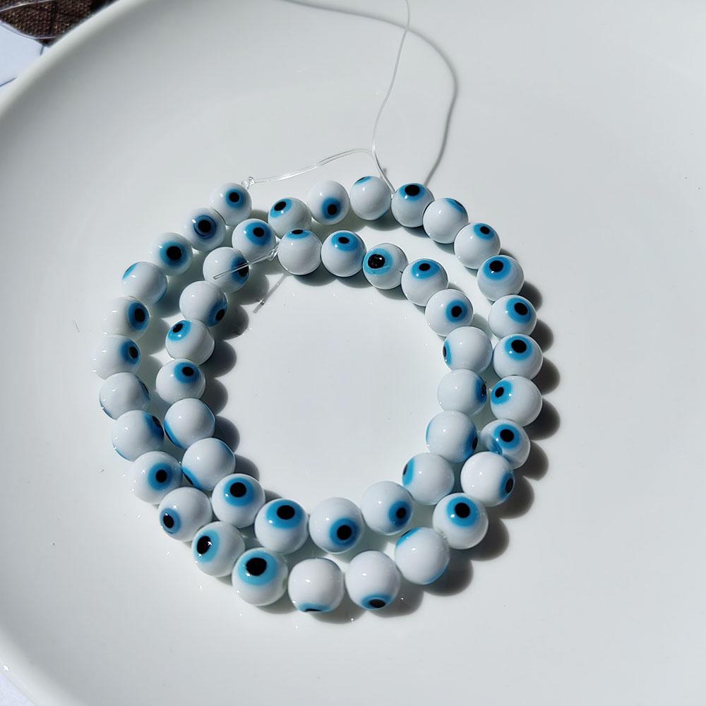 8mm Millefiori Devil Eye Glass Beads for DIY Bracelets & Necklaces
