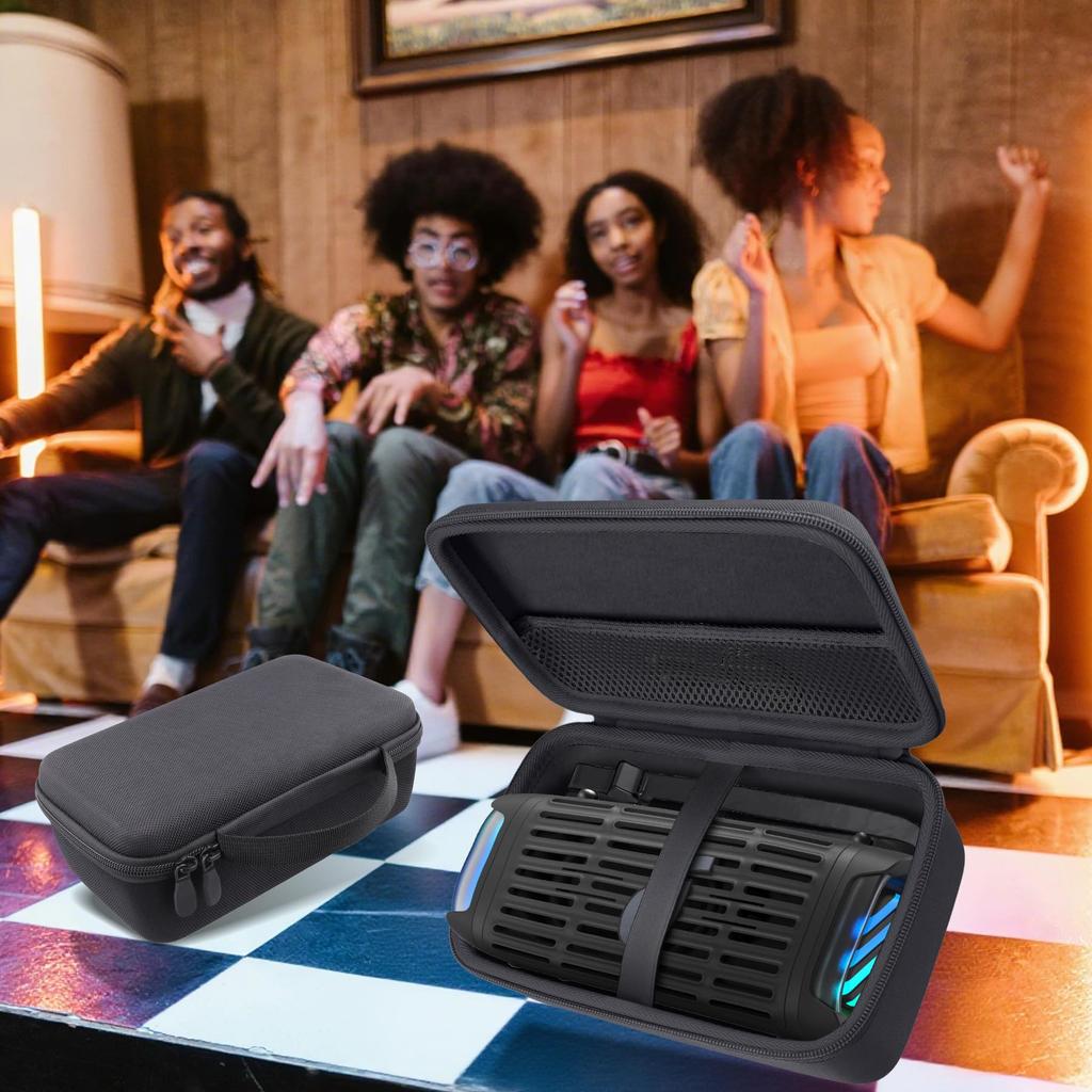 (Case Only) Anker Soundcore Boom 3i Bluetooth Speaker D5100 Storage Case, Black - co2CREA
