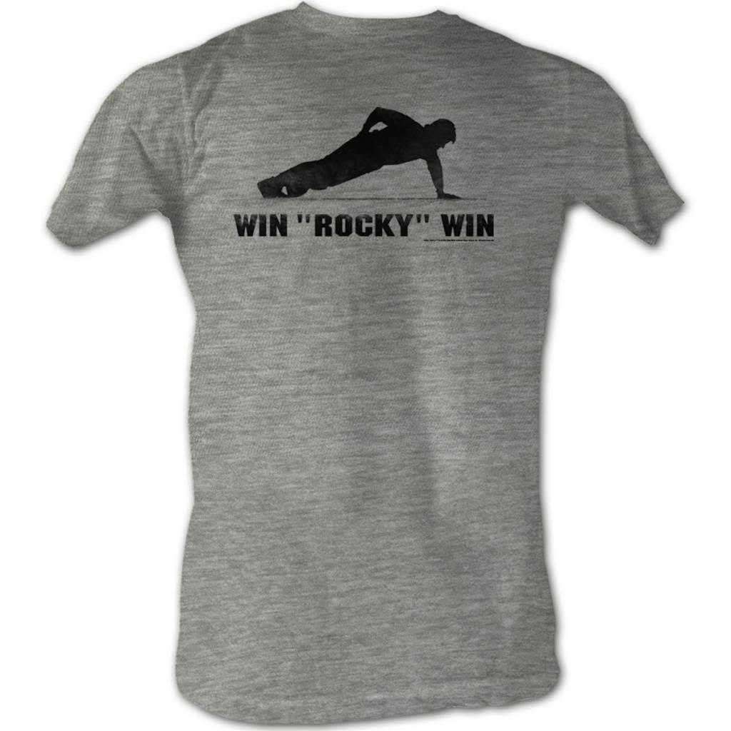 Rocky Win More Gray Heather T-Shirt M