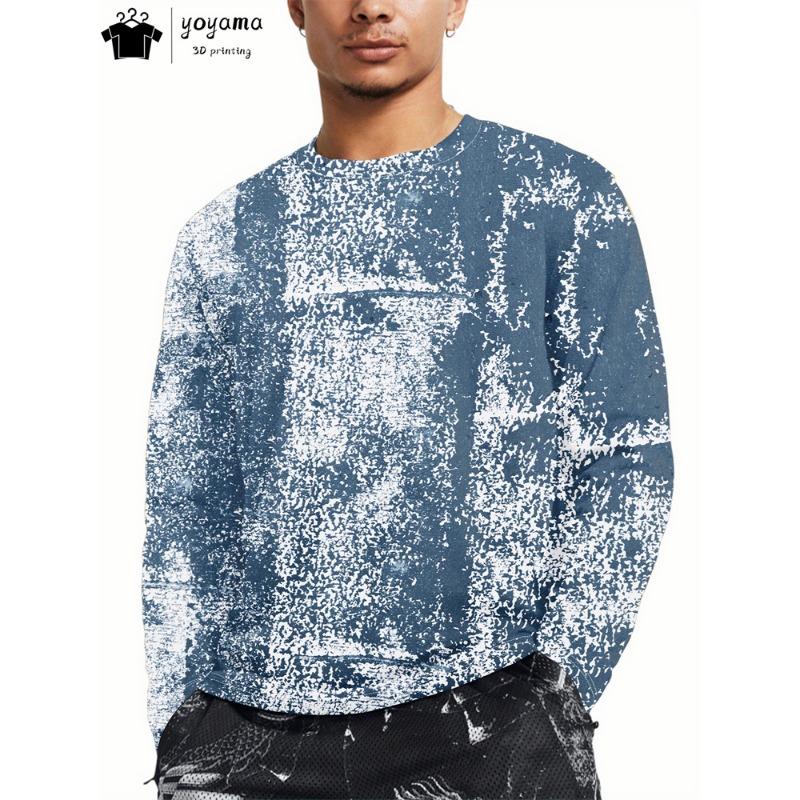 

Мужская футболка с длинным рукавом с принтом граффити Мужская одежда Футболка с 3D-принтом Мужские футболки с граффити Уличная мужская одежда Топы 6XL