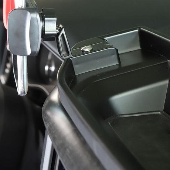 Center Console Phone Bracket Mount Holder Storage Box Tray For Dodge RAM 2018+