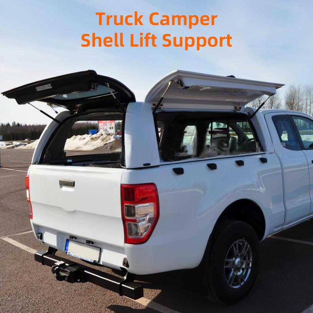 Qty (2) 21577-002 21577002 15.3In 15In Gas Shock Sturt Spring Lift Support For Leer A.RE Snugtop Truck Camper Shell Rear Window Topper Door Cap
