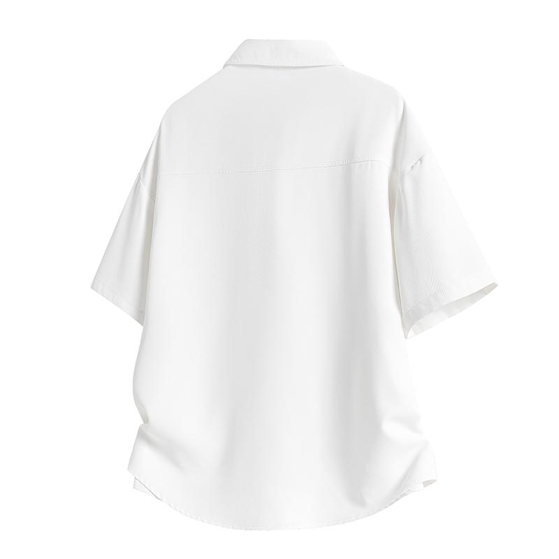Summer Collar Men's Short Sleeved Shirt Casual Business Shirt