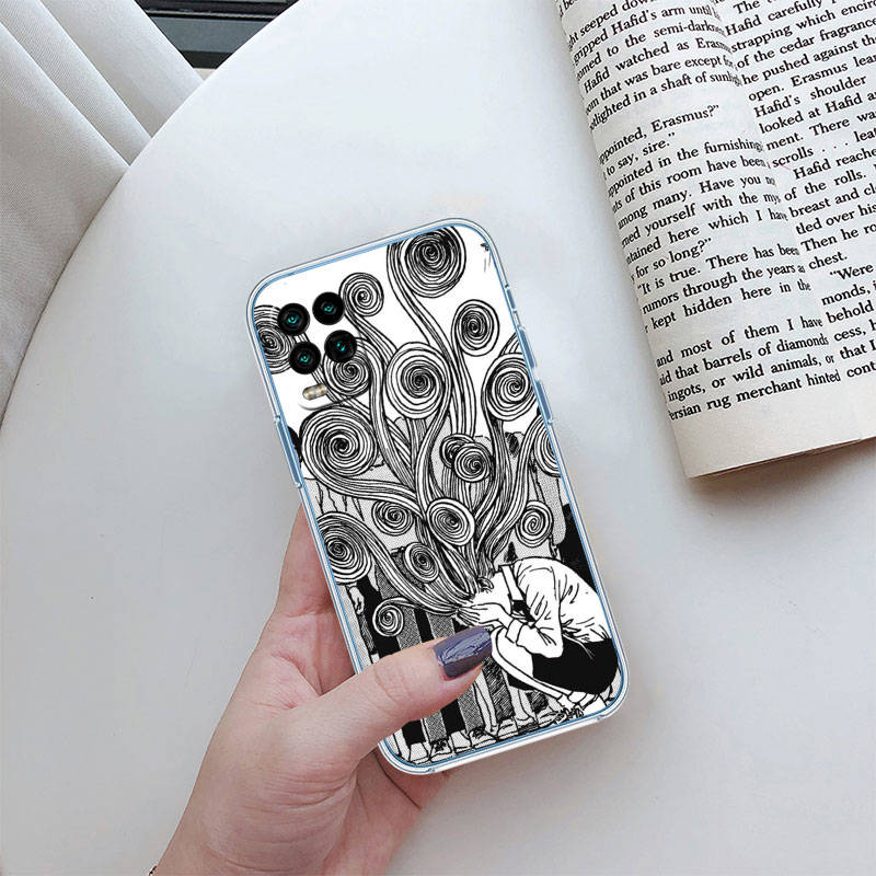 IR15 Junji Ito Tomie Case for Motorola E22S E7 G6 G7 G8 G9 Plus Power Play G10 G20 G04 E30 E40 E22 E20 E13 E15 G22 G23 G05 G75 G35 G55