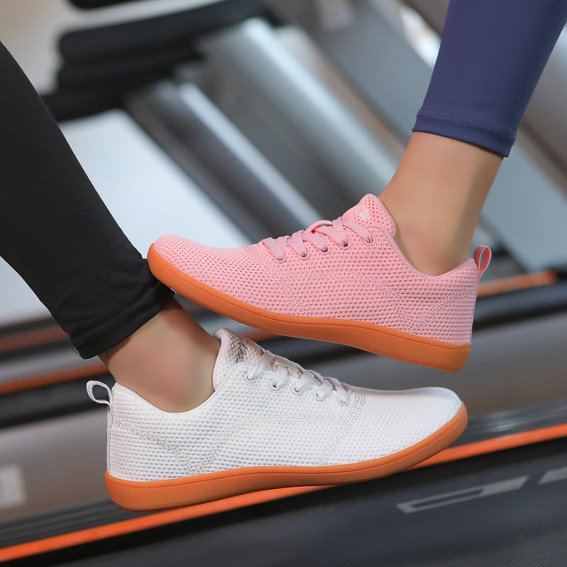 Schoenen met brede teen voor blootsvoets sporten, antislip cross-trainingsneakers, ademende minimalistische platte wandelschoenen