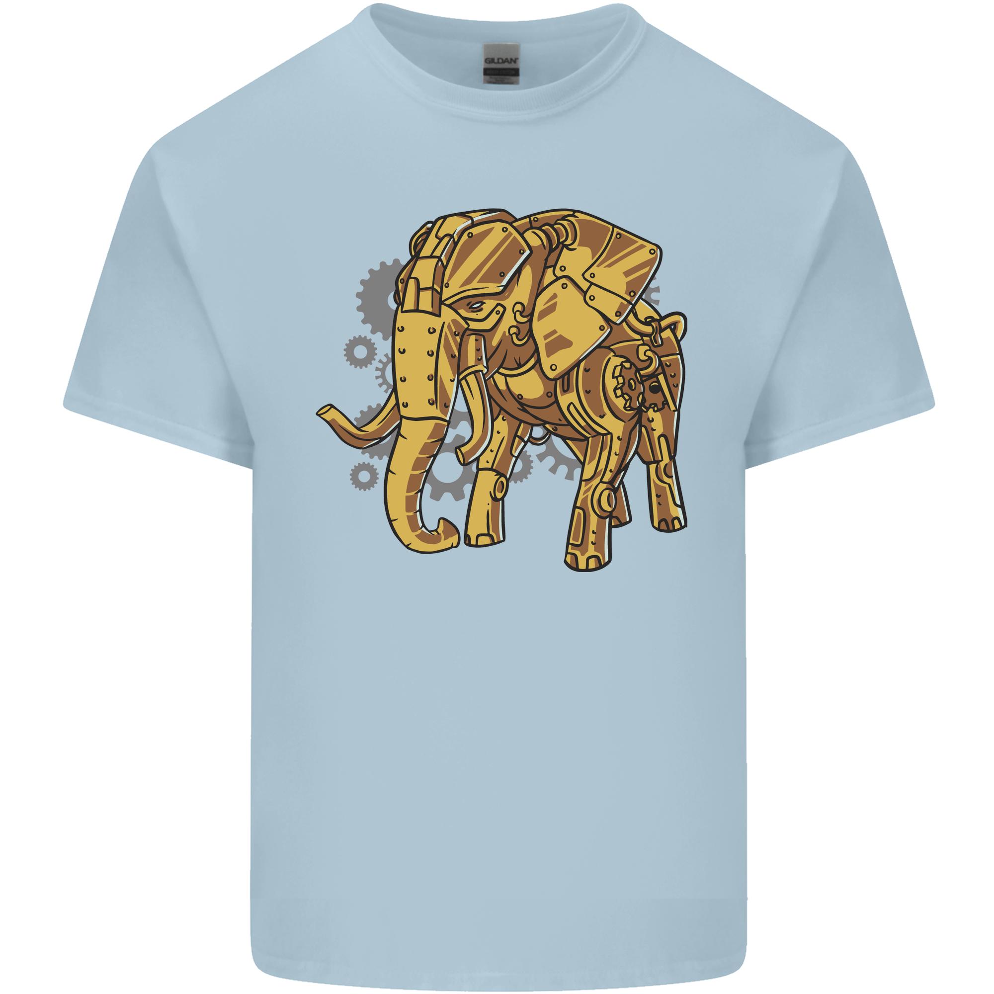 A Steampunk Elephant Unisexs Light Cotton TShirt S