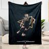 Ronaldo's Solitude Pitch Blanket Ultra-Soft Suitable for Picnics Office Seaside Four Seasons Multipurpose Playful Design Gifts For Family Or Friends
