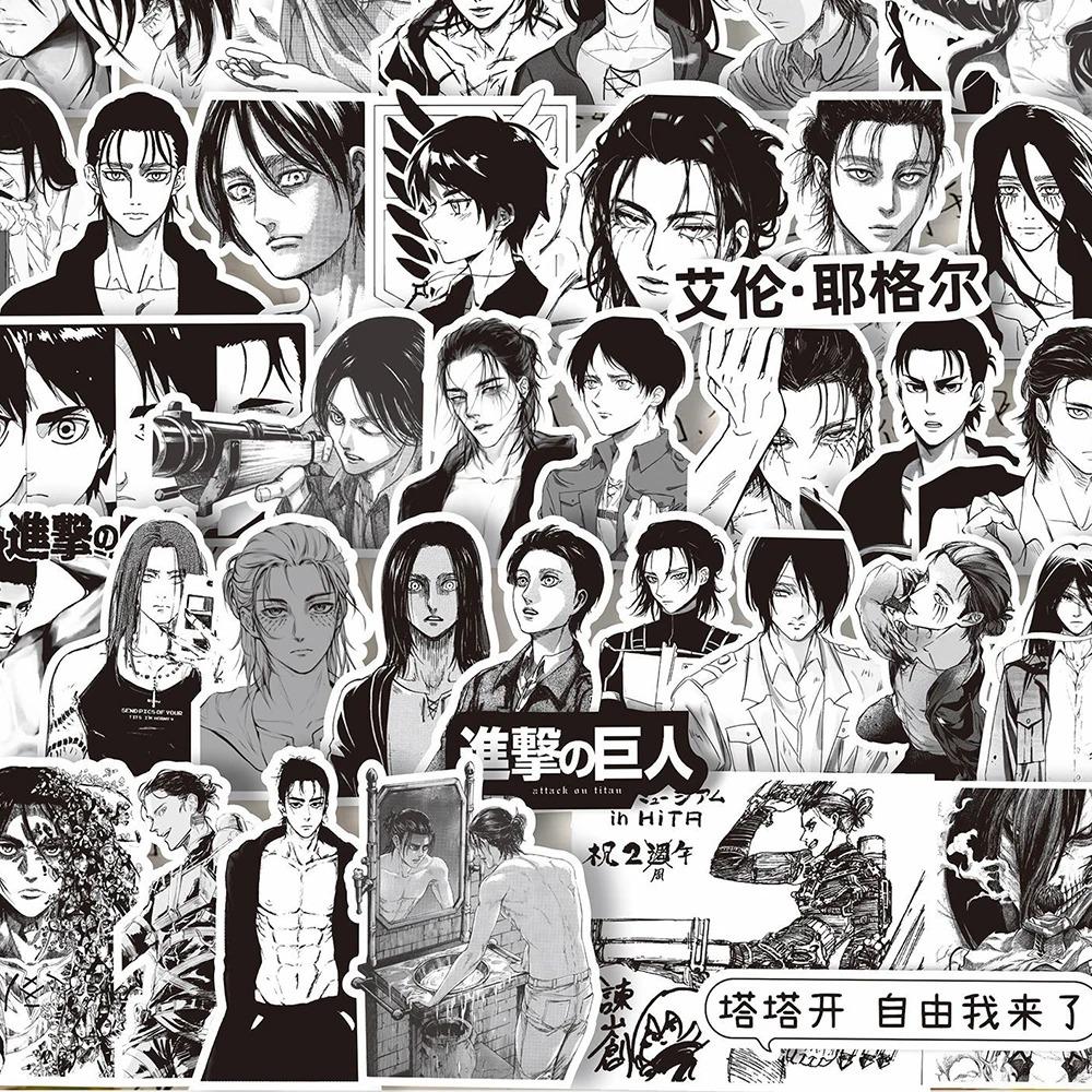 50/100pcs Cartoon Mix Demon Slayer NANA Anime Stickers Decals Skateboard Laptop Motorcycle Graffiti Waterproof Sticker Kids Toys