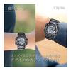 CREPHA Digital TELVA Multifunctional Life Waterproof 5 ATM Stopwatch Everyday Use Urethane Belt Black Men's Sports TE-D282-BK