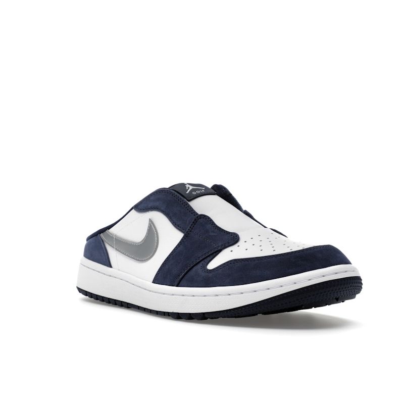 Air Jordan 1 Mule Golf Midnight Navy Men Sneakers Blue White Metallic-Silver FJ1214-102