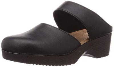 Barbara Polo and Racquet Clog Easy To Cm [Santa Club] Sandals, Wear, PO1152, Women's, Black, 24.0-24.5