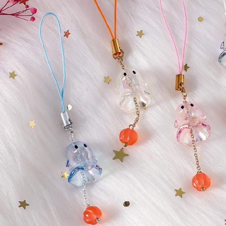 Eye Catching Specter Pumpkin Keychain Portable Specter Pumpkin Keyring Unque Bag Hangings For Trendy Individuals