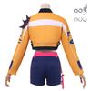 Korean Style Halloween Costume Street Dance Set Embroidered Top and Shorts Set Stage Dance Hip-hop Performance