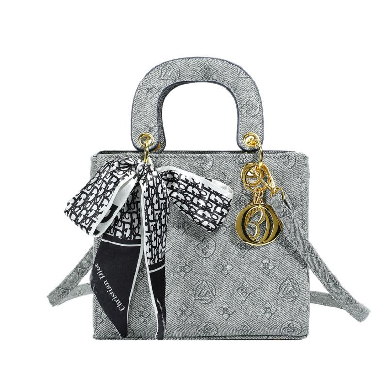 Трендовая женская сумка кроссбоди 2025: Вместительная, модная осенняя дорожная сумка синий