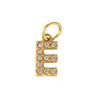 26 English Letter Rhinestone Pendants: European & American Style, 304 Stainless Steel, DIY Earring Accessories