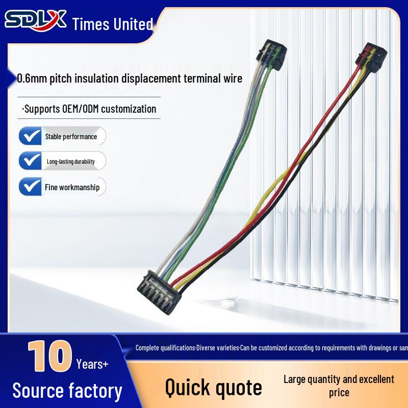 0.6mm/0.8mm Pitch Insulation Displacement Connector & Wire
