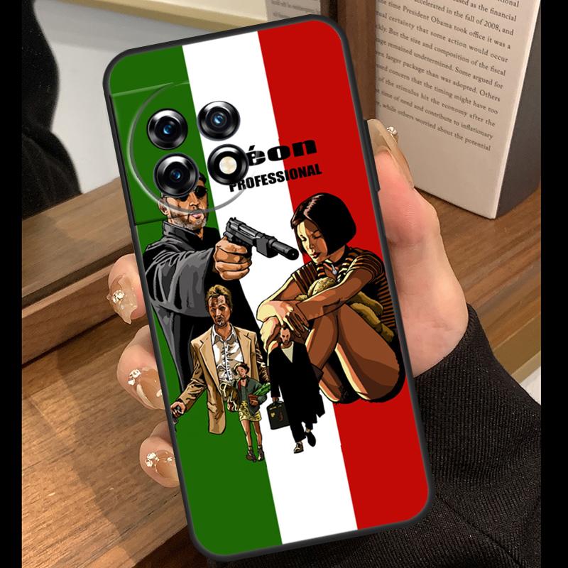 Retro Leon The Professional Case For OnePlus 15 R 13T 13R 12R 10T 8T 13 12 11 9 10 Pro Nord 5 CE 4 2 3 Lite N20 N30 Cover