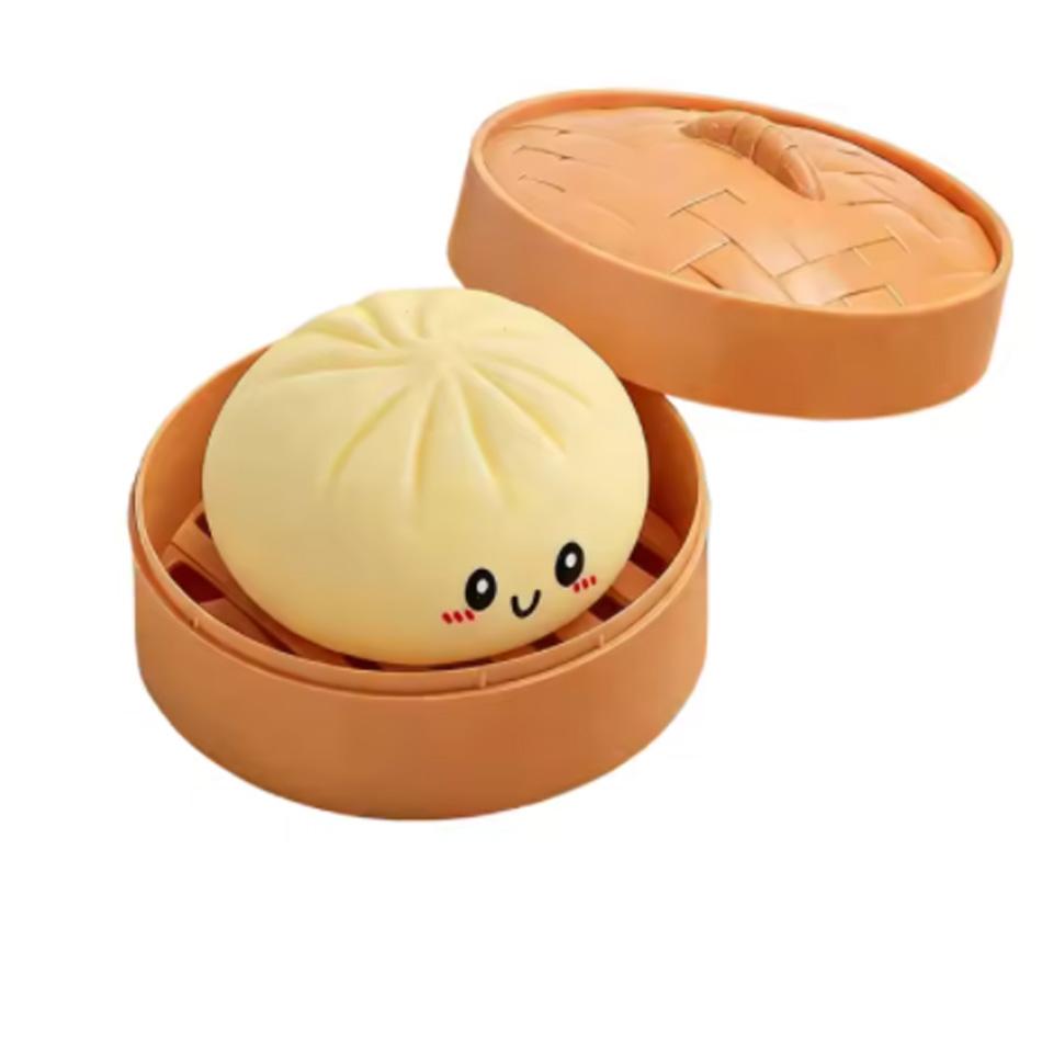Colorful Dumpling Squishes Stress Balls Reusable Short Rebound Decompression Playthings Dough Ball One-Of-A-Kind Home Decoration Gifts