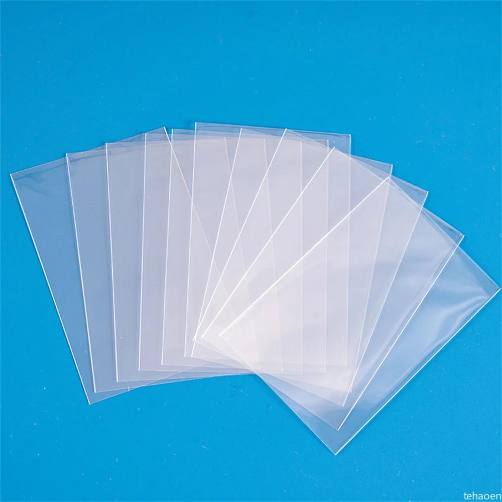 50-500 pezzi Corea Custodie per Carte Trasparenti Senza Acidi CPP HARD Protettore Holografico per Fotocardine Album Raccoglitore Foto Popcorn Card