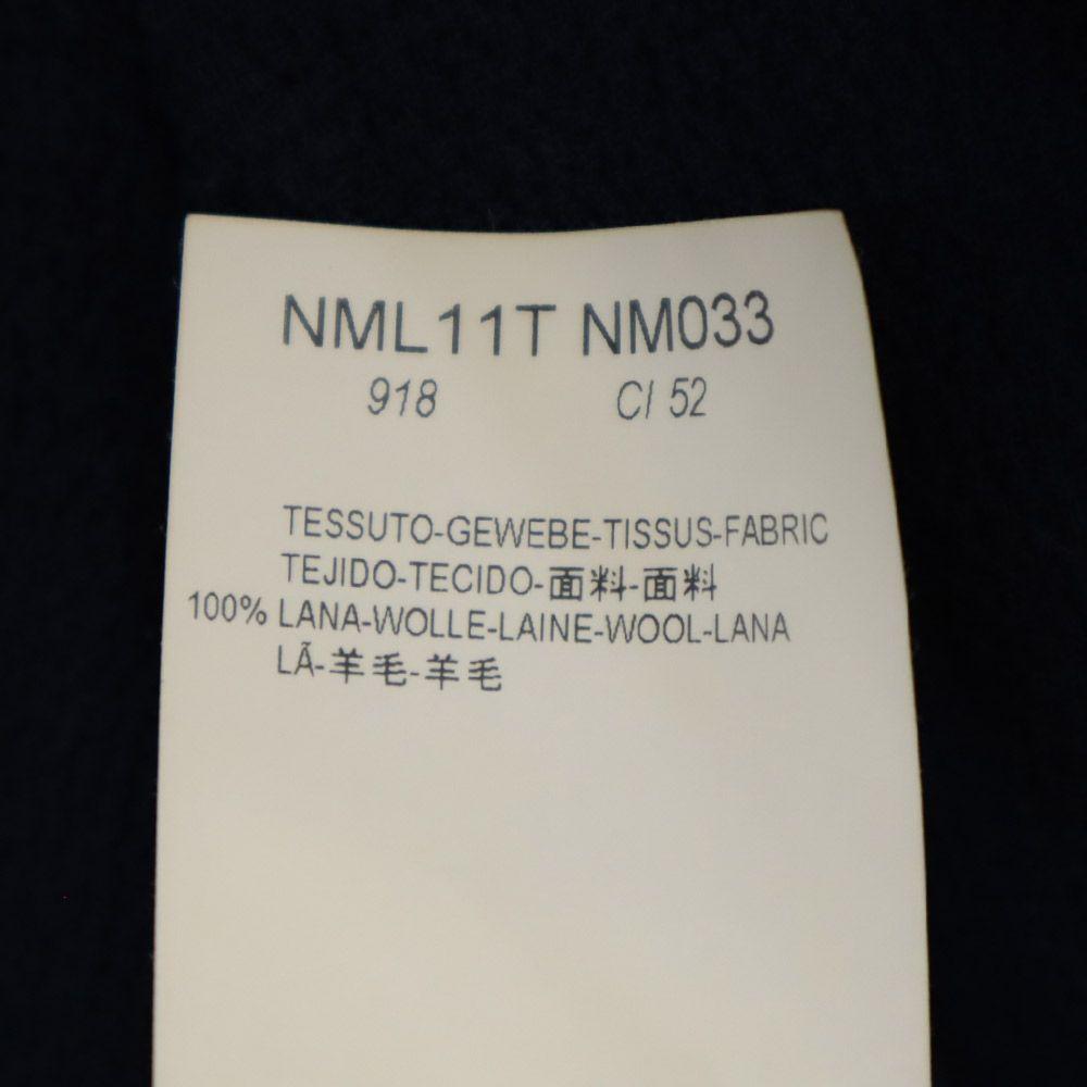 ARMANI COLLEZIONI Long sleeve wool No color coat 38 Navy Women Used