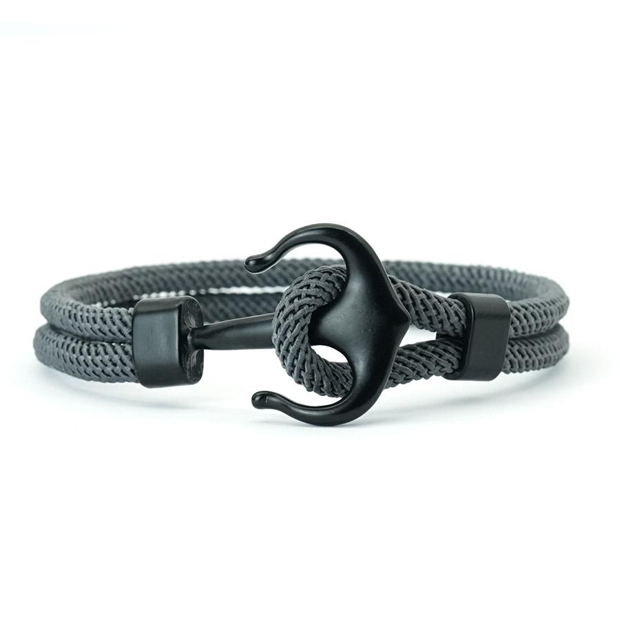 Fashion Men Anchor Bracelet With A Grade 4mm Thread 7 Colors Available Outdoor Cool Riding Sports Sweat Absorbent Rope Braslet