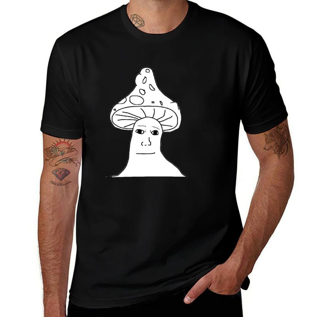 Shroomjak Mushroom Wojak Tshirt Summer Festival Tshirt