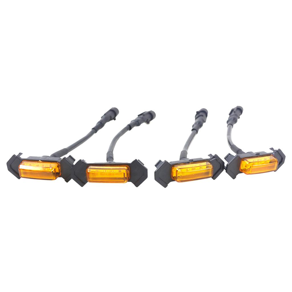 LED svítilny na mřížku, 4ks předního nárazníku, LED světlo s pojistkou, výměna pro Toyota