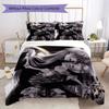 Black Butler Pattern Bedding Uilt Set Uilt Cover Pillowcase Home Decoration Birthday Gift (1 * Duvet Cover + 2 * Pillowcase Without Core)09