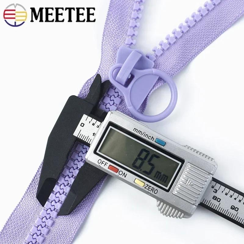 2/5/10 szt. Meetee 20/25/30 cm 10# Kolorowe Duże Zamki Żywiczne Etui na Ołówki Bez Końcowe Zamknięcie na Zamek Błyskawiczny Dekoracyjne Zamki Szycie Naprawa